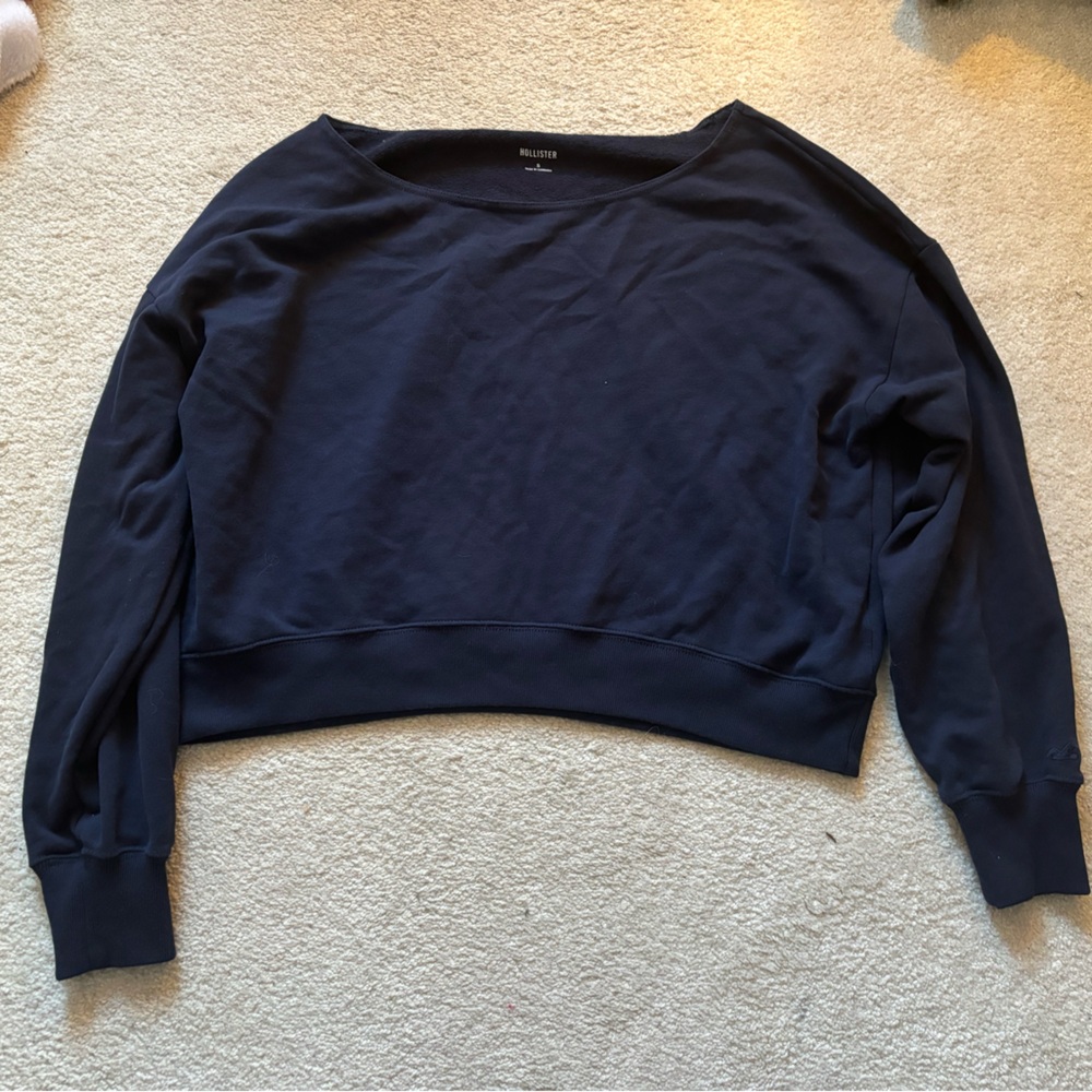 Hollister off the shoulder sweatshirt